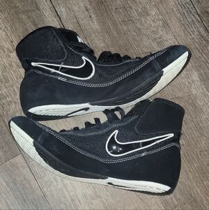 Nike Speed Sweep VII 7 Wrestling Shoes 366683-001 Black White  Size US 7